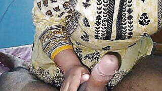 Indian Maa seducing apni Beta to fuck her big tit pussy - Hindi desi sex