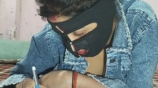 Indian College Girl Tuition Class with Boyfriend