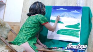 Sexy Artist Live on Camera