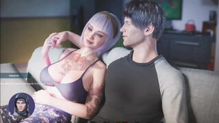 Beautiful Girlfriend and Boyfriend Conversation