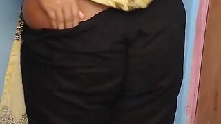 Indian Stepmom Fucked While Cleaning the House