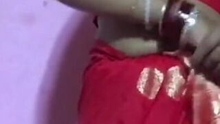 Newly Married Desi Bhabhi Sucked a Big Cock of Her New Boss