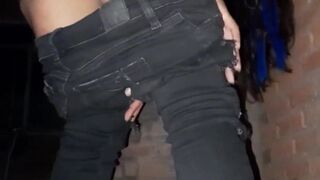 After the Party, Young Girl Caught on the Street! He Couldn't Hold Back for Even 3 Minutes When She Opened Her Legs and Asked Hi