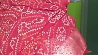 Brother in Law Left Sister in Law in Red Saree