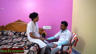 Desi Naughty Doctor fucks New Beautiful Nurse! Doctor Nurse Sex