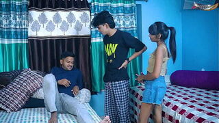 DESI VIRGIN GIRL HARDCORE FUCK WITH HER TWO FIREND'_S WHEN SHE WAS ALONE AT HOME FULL MOVIE ( HINDI AUDIO )