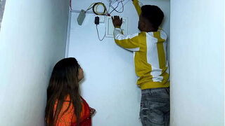 Engineer came to repair internet