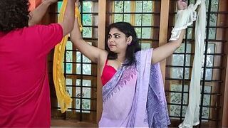 Horny Desi Bhabhi Fucks Young Neighbour in Balcony