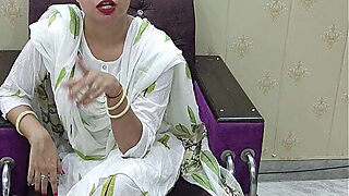 Beautiful Indian Punjabi step mom Pussy and ass fucked hard by Step son Vivek