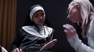 Nuns Have Unholy Fuck When One Of Them Grows A Huge Dick