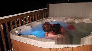 SLUTTY ASIAN TEEN SUCKS OFF PHOTOGRAPHER IN HOT TUB