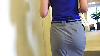 Tight Candid Desi Coworker Ass (HD) (Indian Goddess)