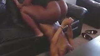 i fucked an black beauty in new position on couch