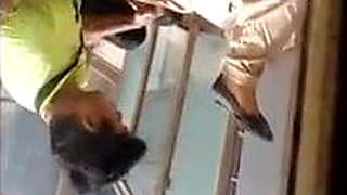 Hospital nurse in SILK dress fuvking