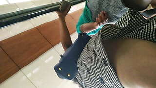 Sexy MILF upskirt(frontal)